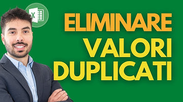 3 MODI per RIMUOVERE valori DUPLICATI da una TABELLA su EXCEL