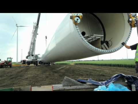 NOTUS energy - Zeitraffer-Baufilm - Windpark Holleben/Große Schanze