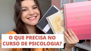 MATERIAIS PARA QUEM VAI COMEÇAR A FACULDADE DE PSICOLOGIA | materiais de psicologia 2022