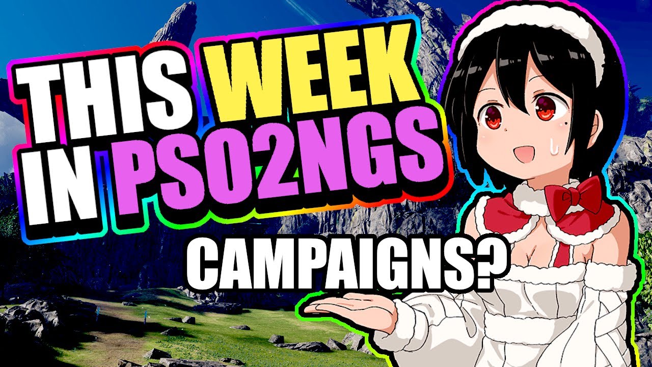 Campaigns Are Taking Over PSO2NGS in This PSO2 NGS Update