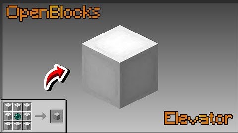 OpenBlocks Elevator v1.5 | Add-On para Minecraft Bedrock Edition (MCBE/MCPE)