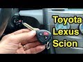 Как прописать/привязать ключ на любой Toyota, Lexus или Scion автомобиль