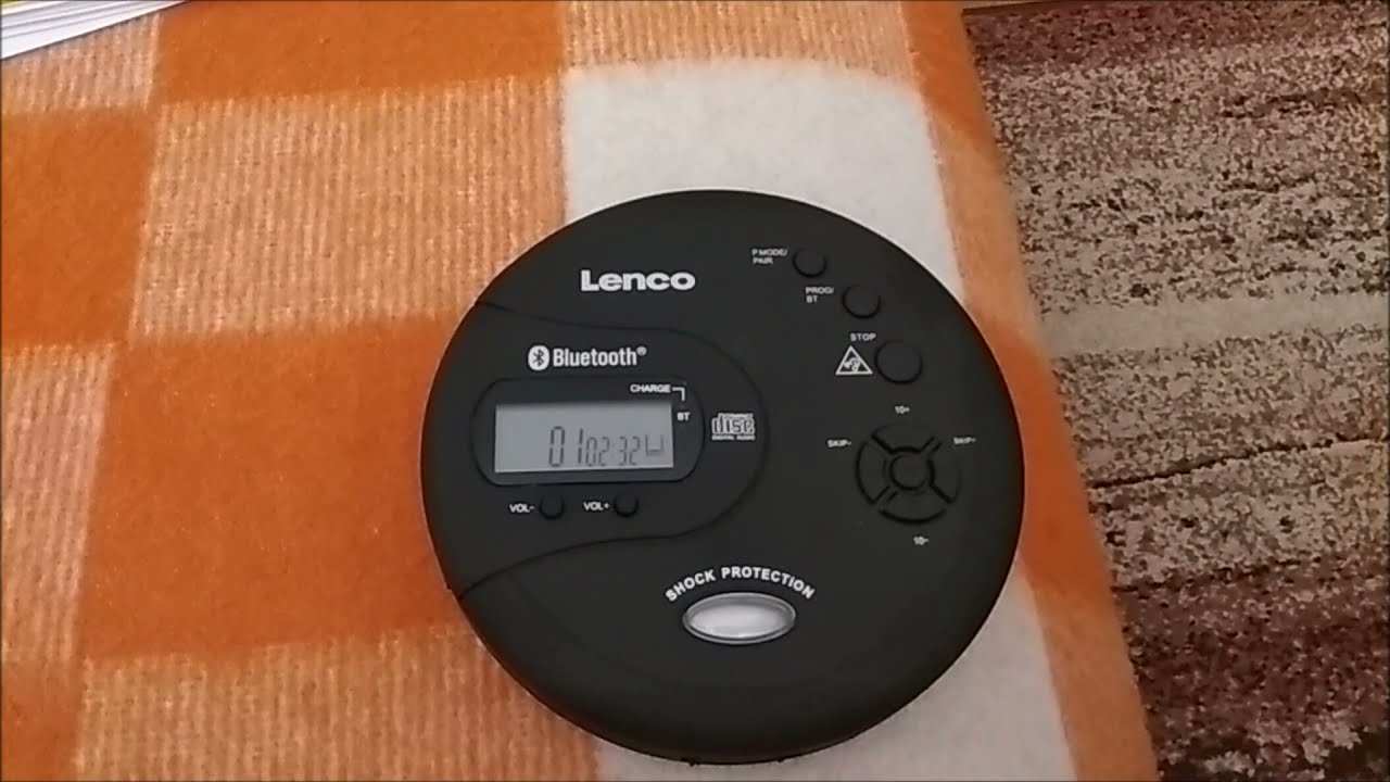 Discman LencoCD-300BK z funkcją Bluetooth i dołączonymi akumulatorkami AA  2000mAh - 2 szt. - YouTube