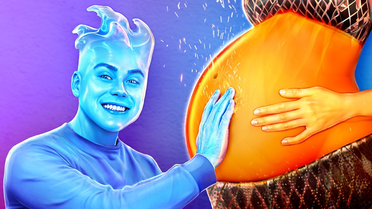 Ember en Wade van Elemental Verwachten een Kindje! Wade Werd VADER! Vuur vs Water Ouderschapshacks!