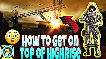 How to get on top of Highrise roof | Secret Spots | Parkour on Highrise | Tips & Tricks | Cod Mobile