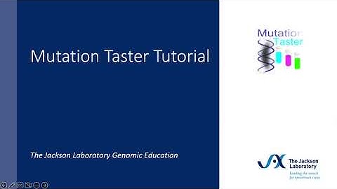 Mutation Taster Tutorial