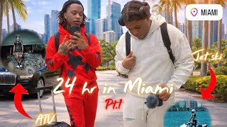 24hr IN MIAMI PT. 1🌴☀️(WE ALMOST GOT STUCK😱)