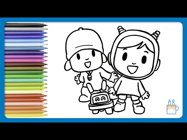 Como desenho o ROBERTO FÁCIL, POCOYO, DESENHO