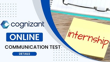 Cognizant Internship Update 2023 | Communication Test Pattern | Tuition Friend