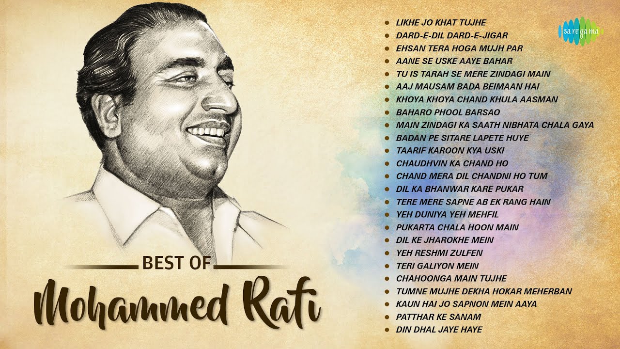 Mohammed Rafi Songs  Likhe Jo Khat Tujhe  Dard e Dil Dard e Jigar  Best Of Mohammed Rafi