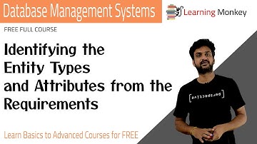 Identifying the  Entity Types and Attributes from the Requirements || Lesson 11 || DBMS ||