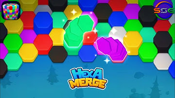 Hexa Merge - Gameplay Walkthrough (Android)