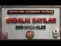 ONDALIK SAYILAR SINAVDA SÜRE KAZANDIRAN TAKTİKLER.!