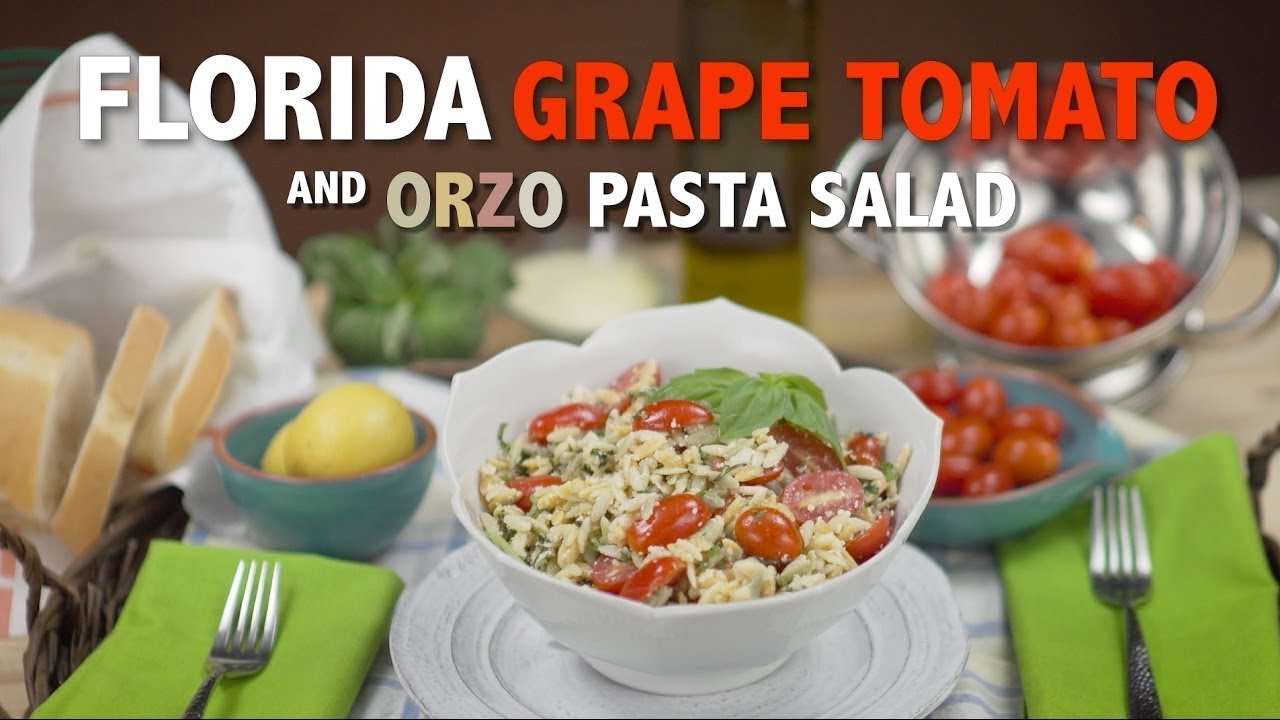 tomatoes in pots Fresh! Florida Grape Tomato and Orzo Pasta Salad