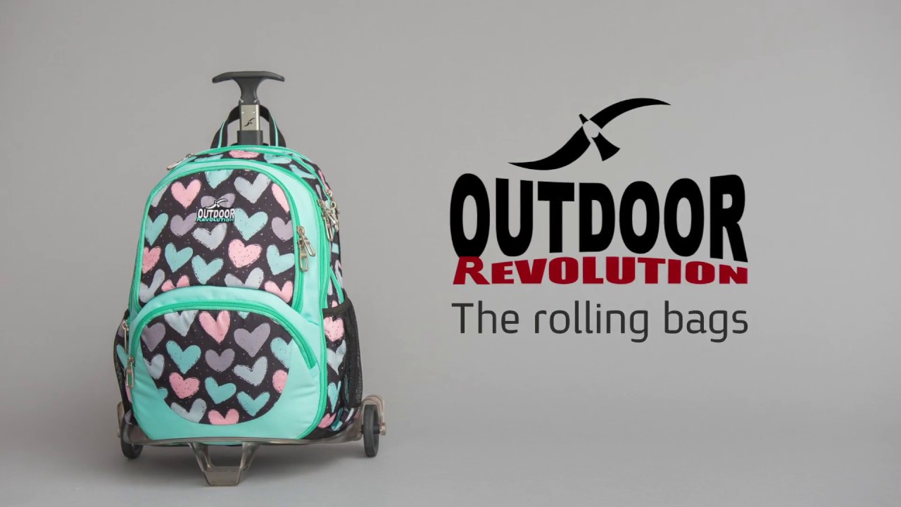 Rolling bags. KALGAV рюкзак на колесах. Bags and Backpacks logo. Outdoor Revolution. Girl back with Bag.