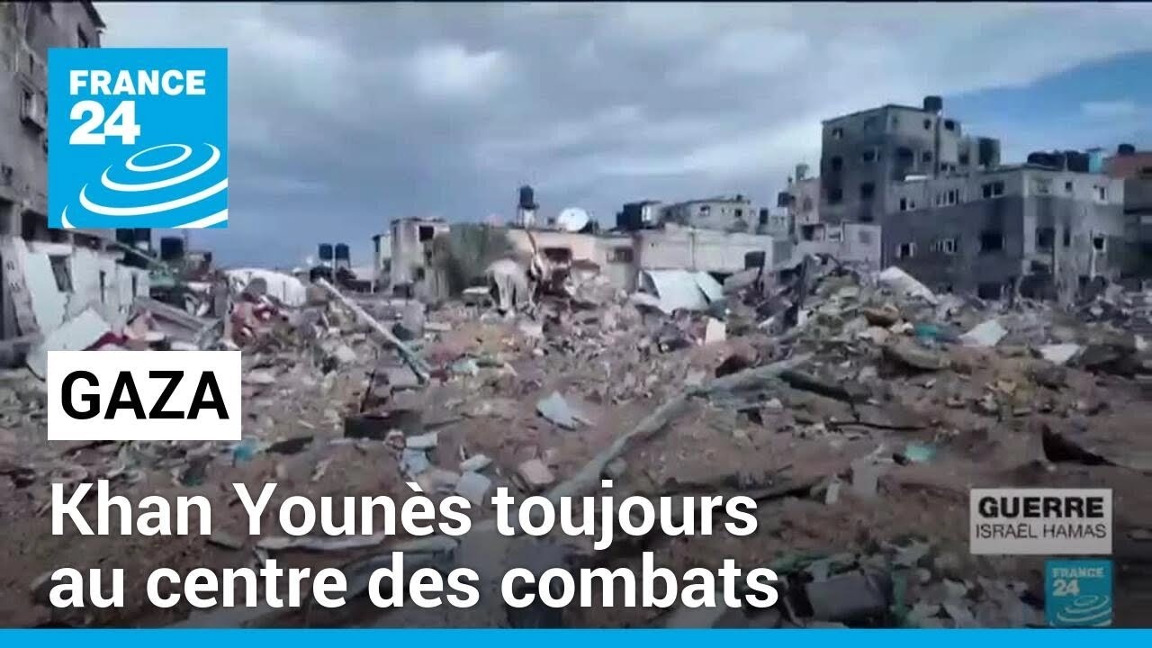 Gaza  Khan Youns est lpicentre des combats laide arrive au compte goutte  FRANCE 24