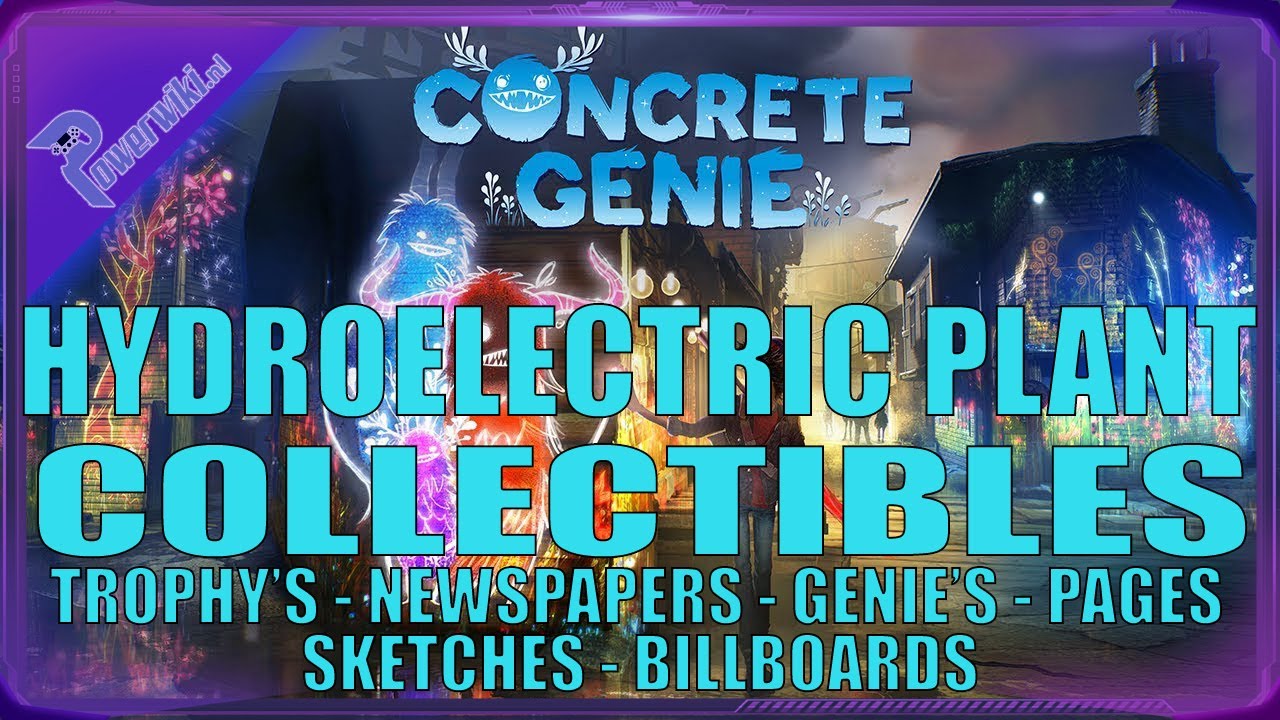 Concrete Genie All Collectibles The Hydroelectric Plant (Billboard