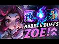 ZOE SUPPORT REWORK MAKES INFINITE BUBBLES