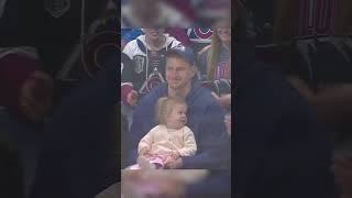 Jokic and his daughter at the Avalanche game 🥹❤️