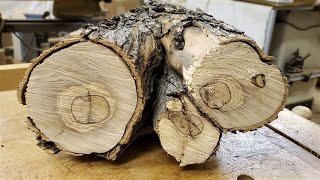 See The Beauty Inside This Log! - Wood Turning