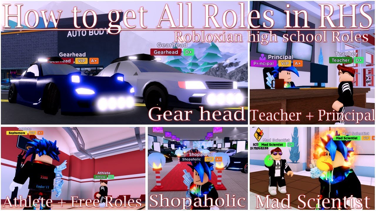 How To Get All The Roles In Robloxian High School Youtube - how to get a job in roblox high school
