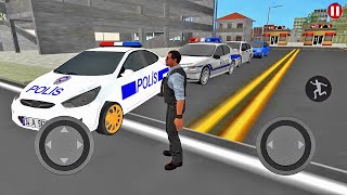 Real Police Car Driving Simulator 3D - Police Patrolling Busy Street - Android Gameplay screenshot 2