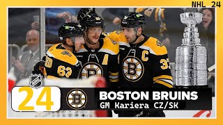 NHL 24 - GM Mode - Boston Bruins - 24 - Finálové kolo Play-off CZ/SK