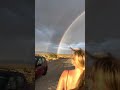 Photoshoot under a double rainbow shorts photography california sunset beautifulnature