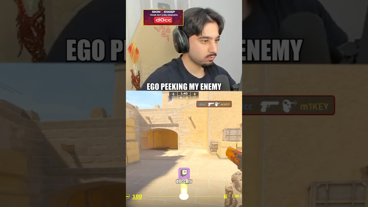 WHAT EGO PEEKING LOOKS LIKE... 