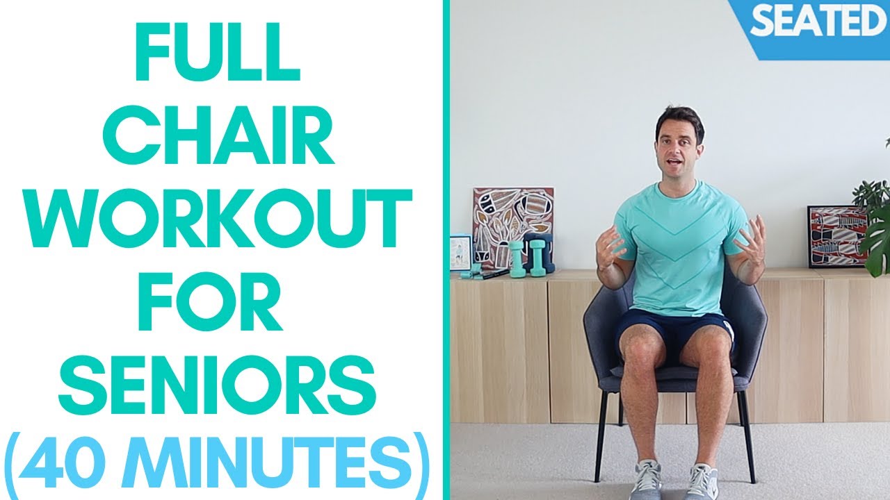 Full Chair Workout - No Equipment, Seated | More Life Health - YouTube
