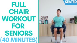 Full Chair Workout   No Equipment, Seated | More Life Health