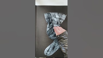 Monoprinting a Stocking   #printmaking