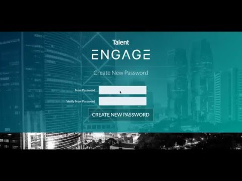 How to get started with the Talent Engage portal