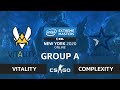 CS:GO - Complexity vs Vitality [Dust2] Map 2 - IEM New York 2020 - Group A - EU