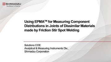 EPMA System for Evaluation of the Distribution of Constituent Components in Detailed Areas in Joints