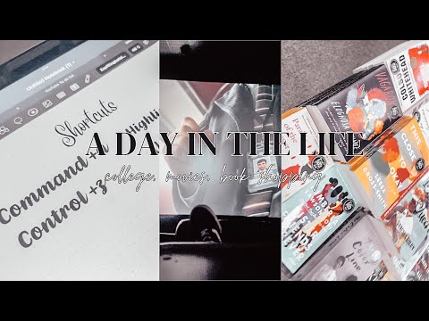 A Day In My Life At College 9am Class Movies Bookstore