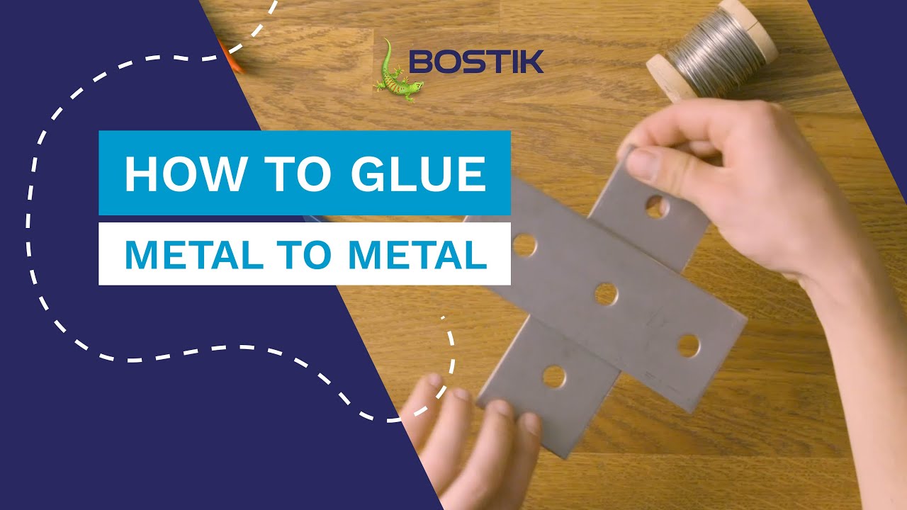 How to glue metal to metal 