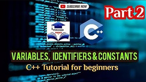 Varibles,  Identifiers and Constants part 2 dev C++ Tutorial for beginners | C++ Tutorial