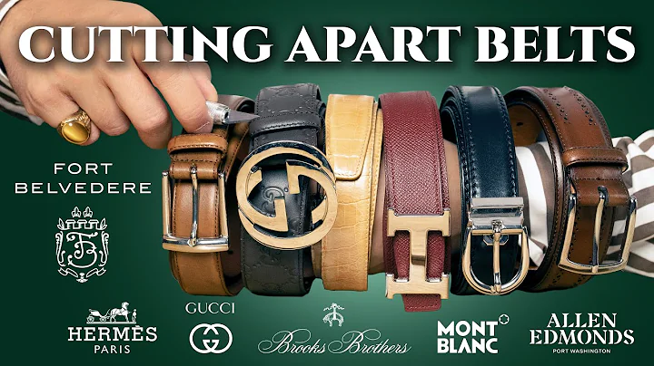 Desentrañando los secretos de los cinturones de Hermes, Gucci, Brooks Brothers y más