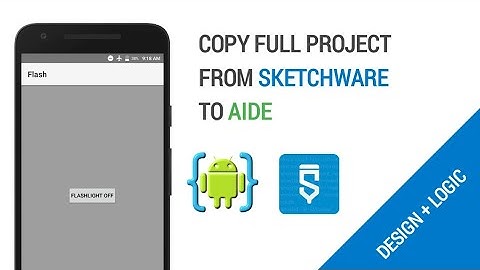 Copy a full sketchware project to aide.