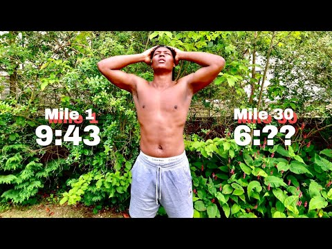 I ran 1-MILE everyday for 30 days |  Average MILE time for the TOP 1% Male is 6:30, Will I get it?