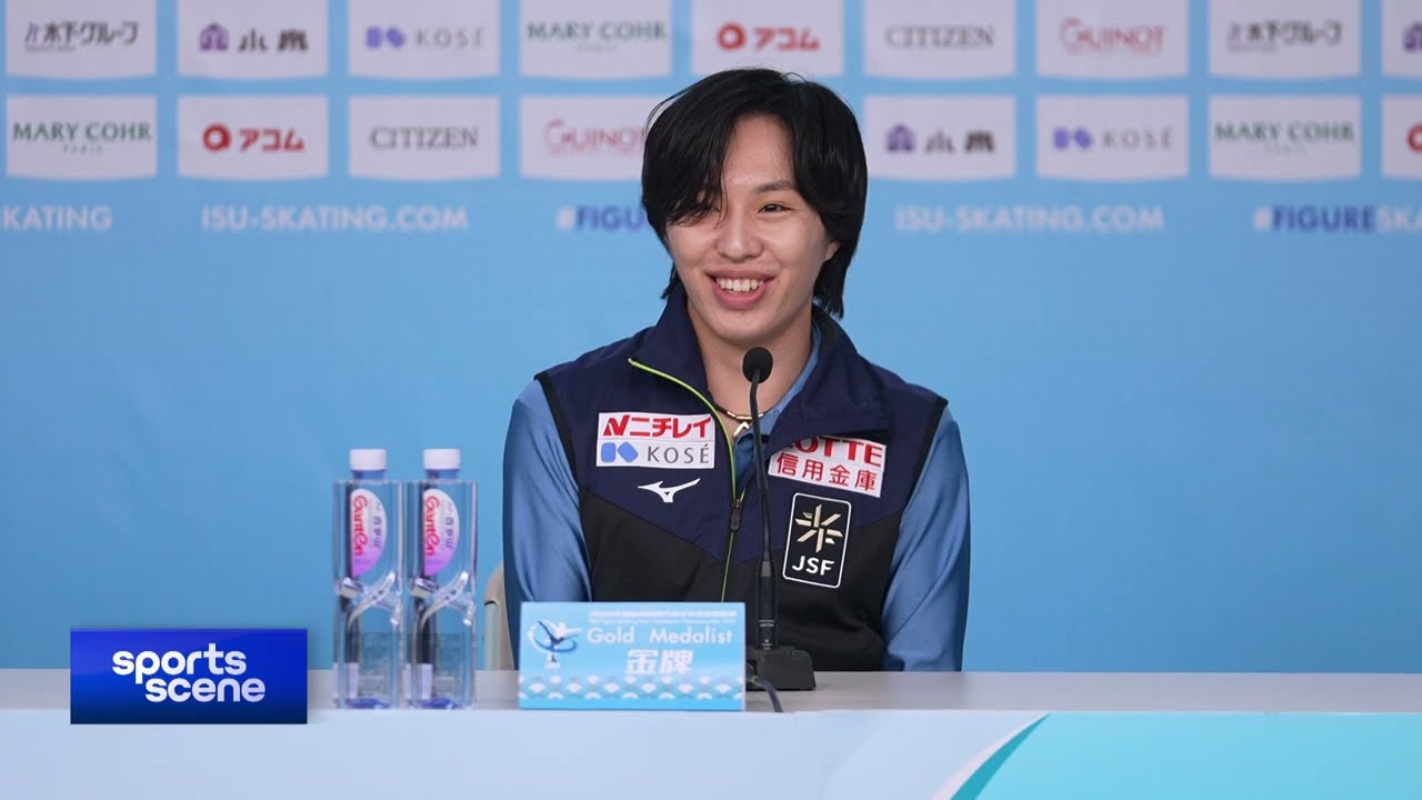 Kao Miura begins with English thanks after 2nd Four Continents