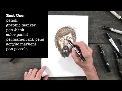 http://www.dickblick.com/products/canson-pro-layout-marker-paper/#description

This very smooth, white, 18 lb (70 gsm) layout paper is perfect for quick sketches with pencil, pen, or layout markers. It won't bleed, fade, or wrinkle.

Markers can't bleed through. That makes Canson the professional's choice for rough layouts and rendering.

For more information or to purchase this product, please follow this link to the Blick Art Materials website:  http://www.dickblick.com/products/canson-pro-layout-marker-paper/#description