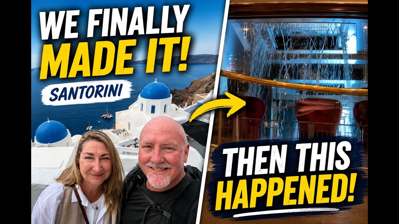 We Finally Made It to Santorini... | Enchanted Princess Cruise Part 2