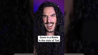 Genie in a Bottle in the style of Tool #genieinabottle #tool #christinaaguilera