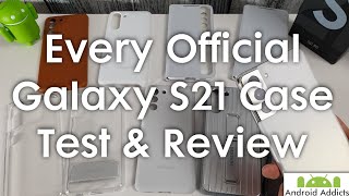 Every Samsung Galaxy S21 Case Cover Reviewed (Smart LED Clear View) screenshot 3