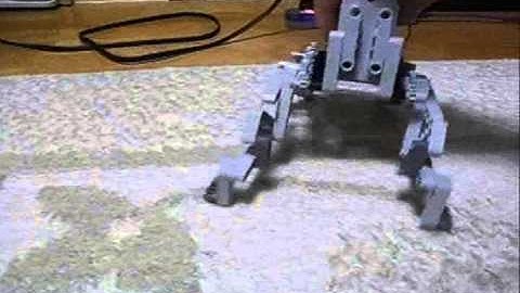 4 Legs Robot with Lego Technic 8293 Power Function Type B2