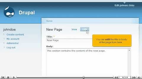 Hoe maak en bewerk je pagina