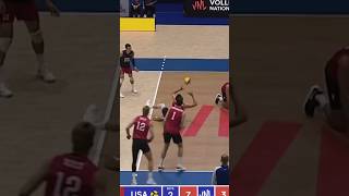 Micah Christenson makes a set lying on the floor 😍 #epicvolleyball #volleyballworld #volleyball
