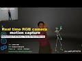 Markerless fullbody face  hand mocap unreal5 animation tools  3d animation from two rgb camera